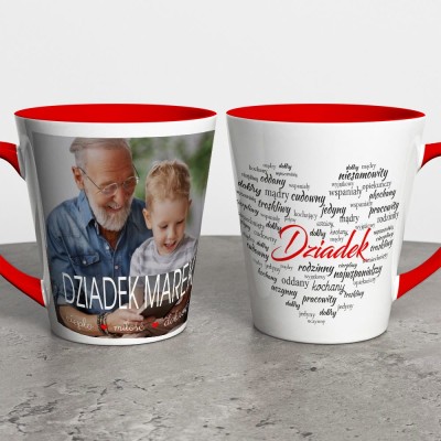Kubek Latte Dla Dziadka Ze Zdjęciem I Dedykacją