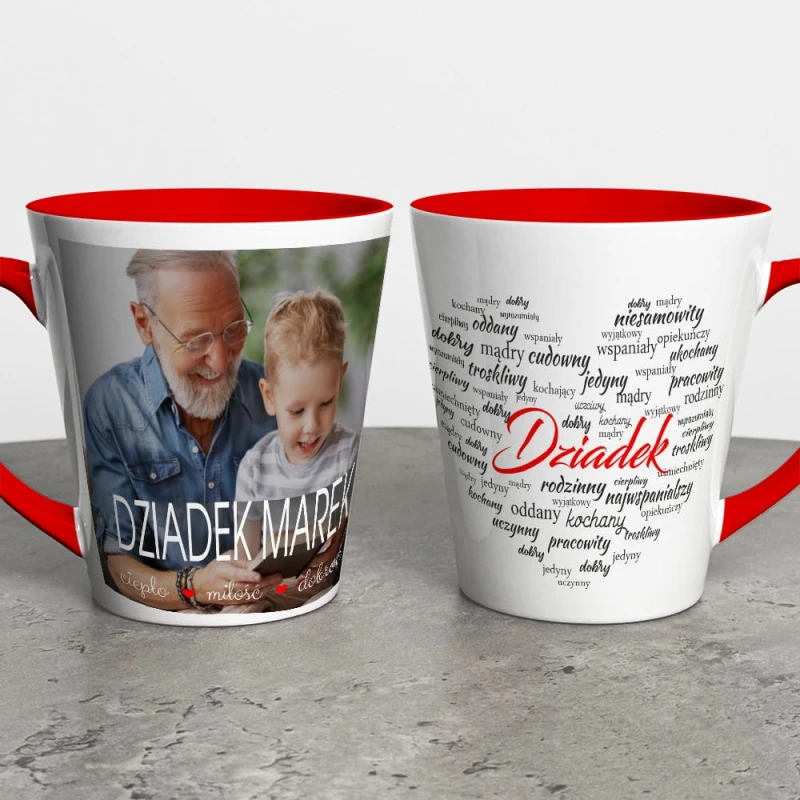 Kubek Latte Dla Dziadka Ze Zdjęciem I Dedykacją