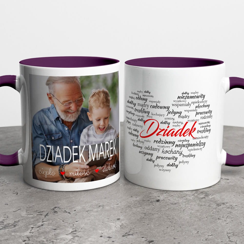Kubek Dla Dziadka Ze Zdjęciem I Dedykacją