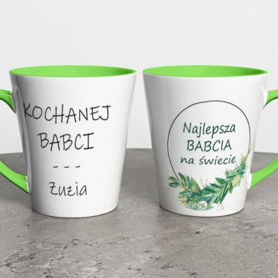 Kubek Latte Z Napisem Dla Babci