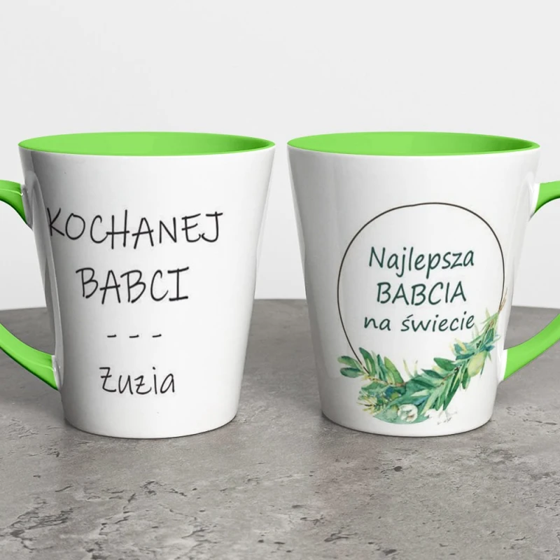 Kubek Latte Z Napisem Dla Babci