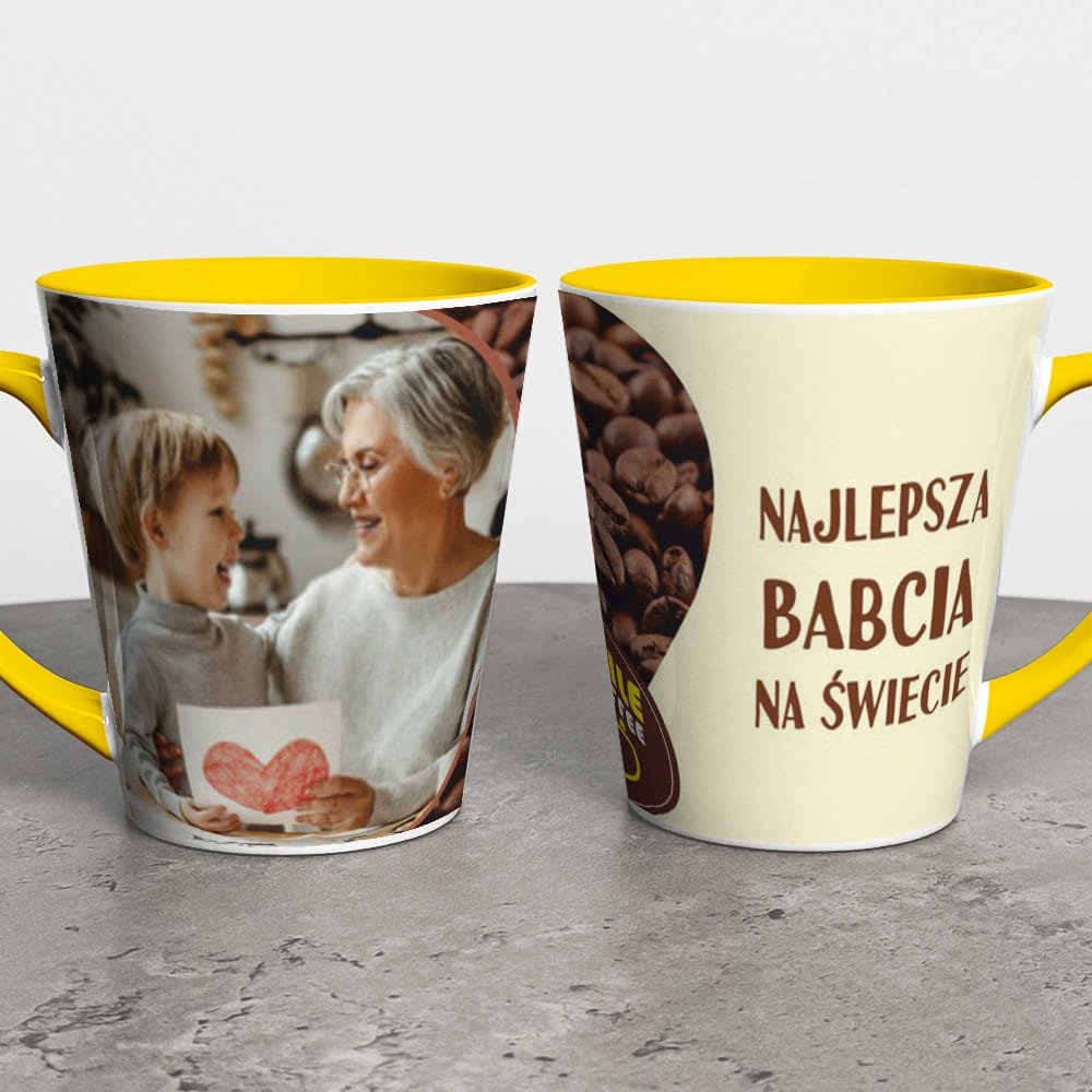 Kubek Latte Dla Babci Ze Zdjęciem