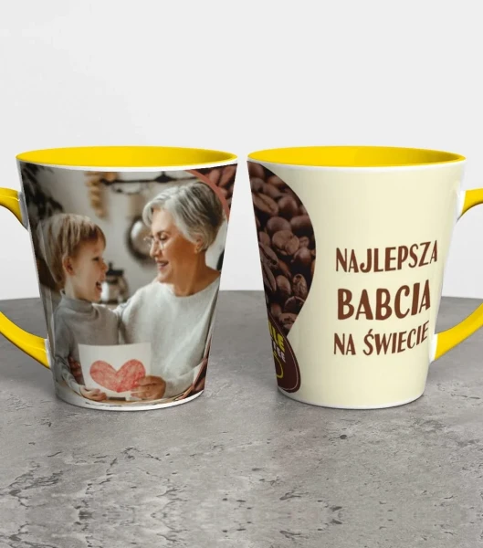 Kubek Latte Dla Babci Ze Zdjęciem – miniatura 1000 × 1134
