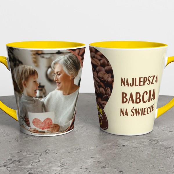 Kubek Latte Dla Babci Ze Zdjęciem
