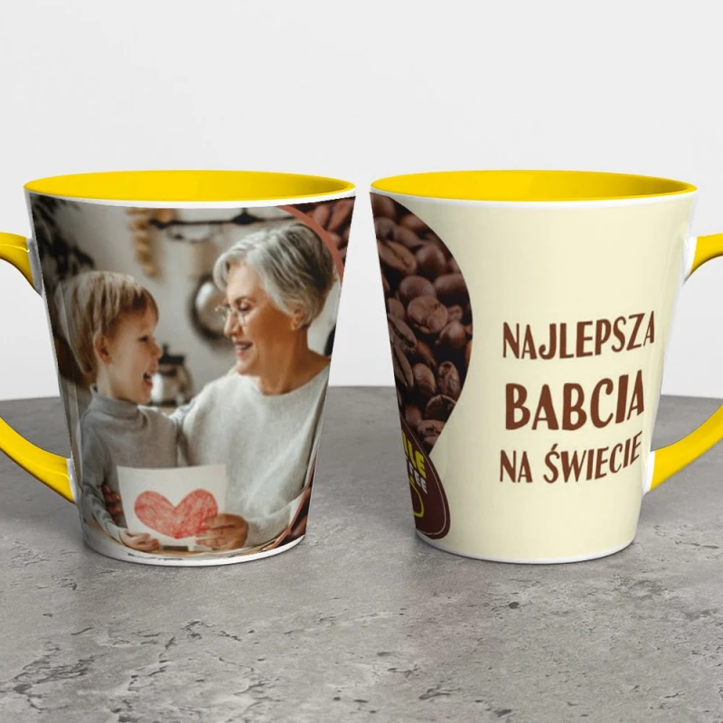 Kubek Latte Dla Babci Ze Zdjęciem