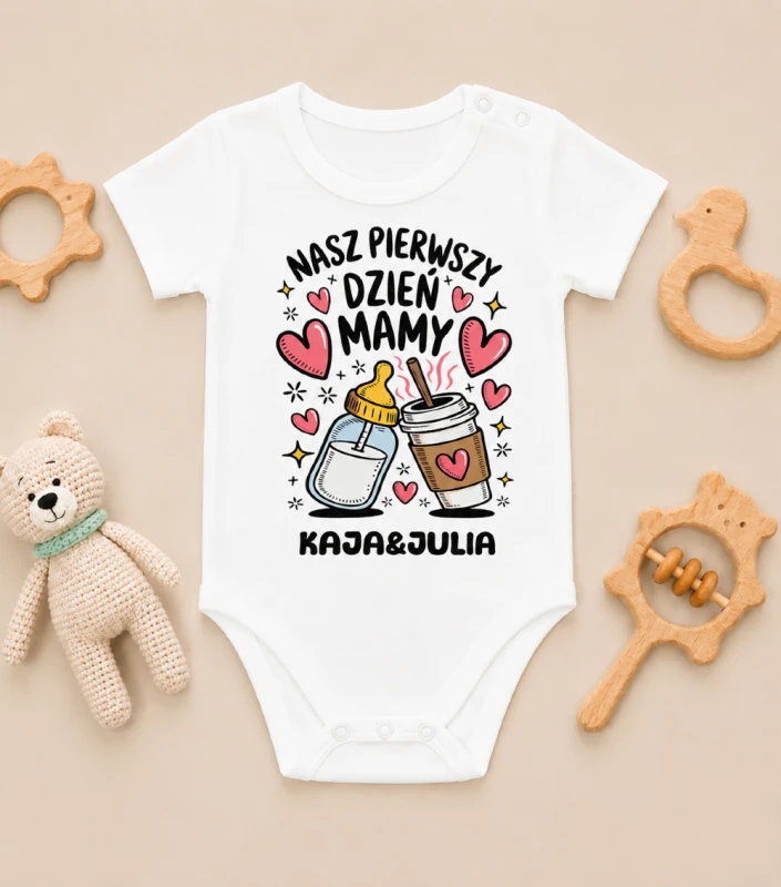 Body Dziecięce Nasz Pierwszy Dzień Mamy