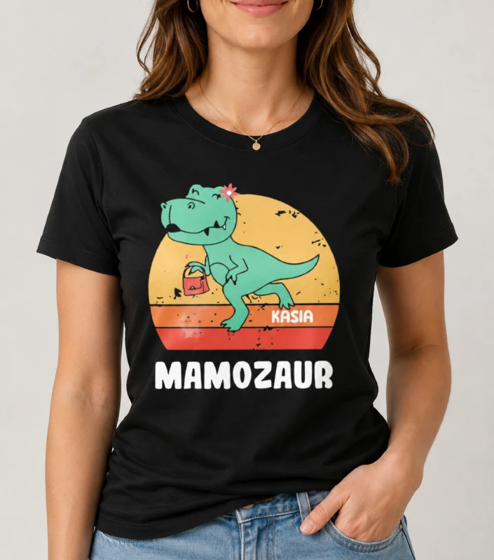 Koszulka Mamozaur z Imieniem