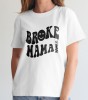 Koszulka Dla Mamy Broke Mama z Imieniem