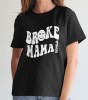 Koszulka Dla Mamy Broke Mama z Imieniem