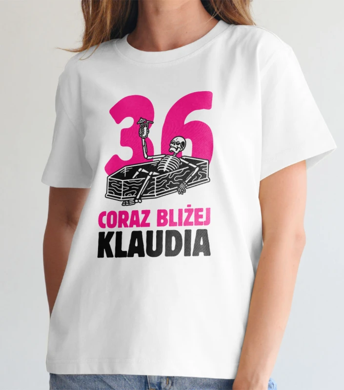 Koszulka Damska Prezent Coraz Bliżej