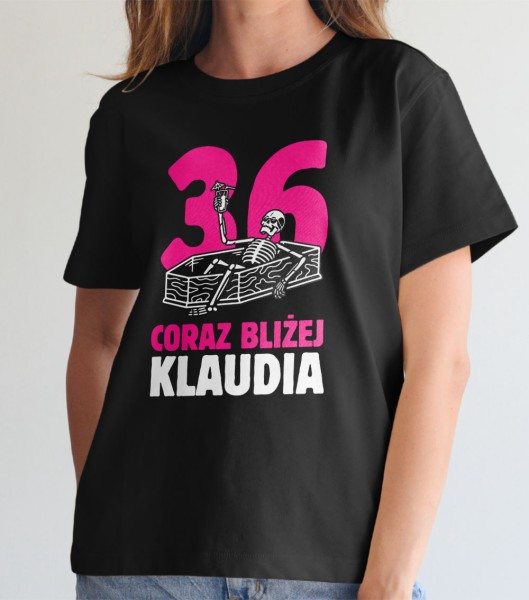 Koszulka Damska Prezent Coraz Bliżej