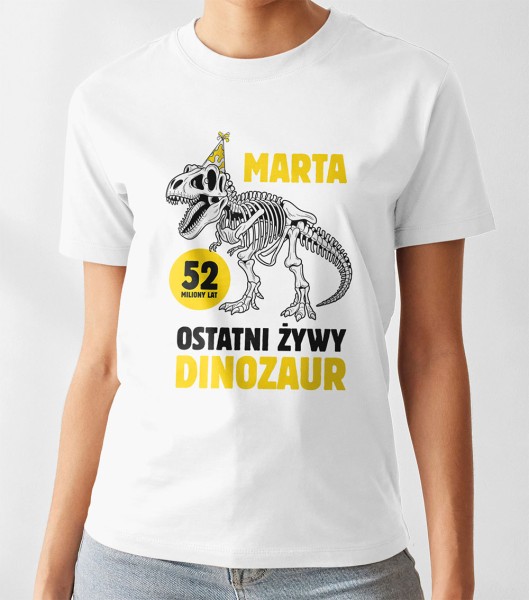 Koszulka Damska Prezent Żywy Dinozaur