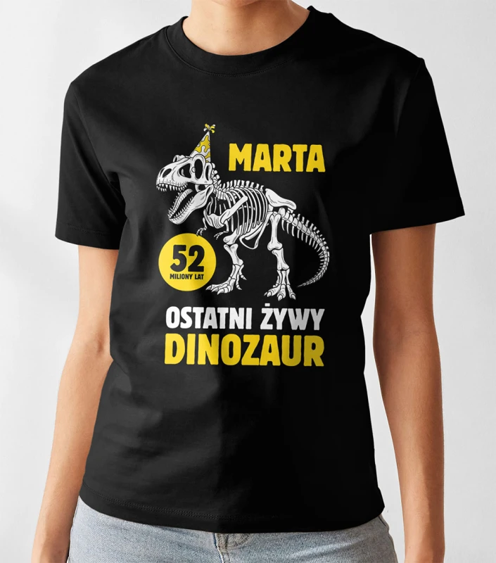 Koszulka Damska Prezent Żywy Dinozaur