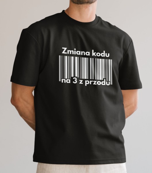 Koszulka Męska Zmiana Kodu Na 3 Z Przodu
