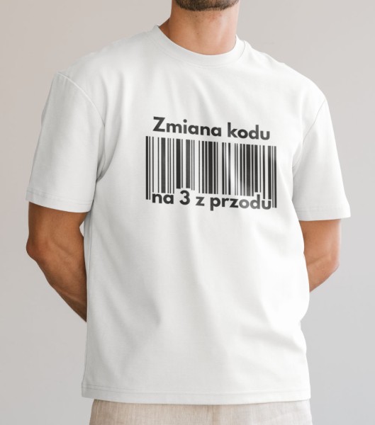 Koszulka Męska Zmiana Kodu Na 3 Z Przodu