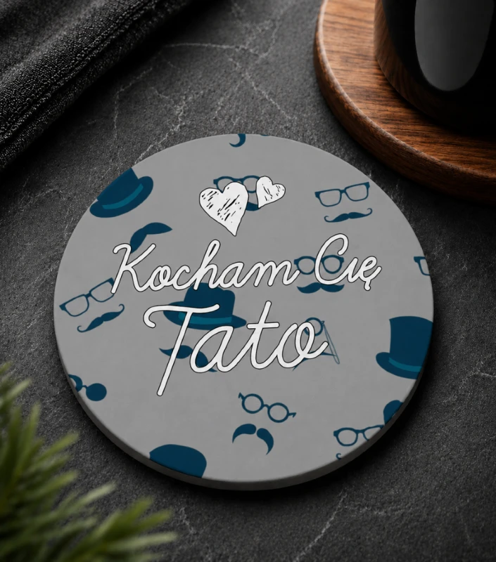 Podkładka Pod Kubek Kocham Cię Tato