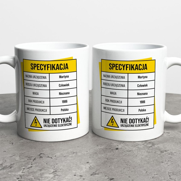 Kubek Prezent Na Urodziny Specyfikacja
