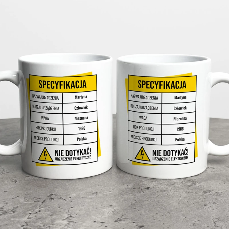 Kubek Prezent Na Urodziny Specyfikacja