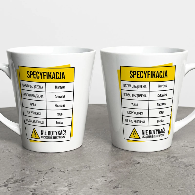 Kubek Latte Prezent Na Urodziny Specyfikacja