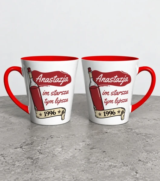 Kubek Latte Prezent Na Urodziny Im Starsza Tym Lepsza – miniatura 1000 × 1134