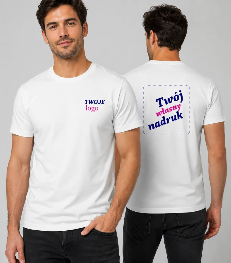 Koszulka Męska T-shirt Chance Z Własnym Nadrukiem