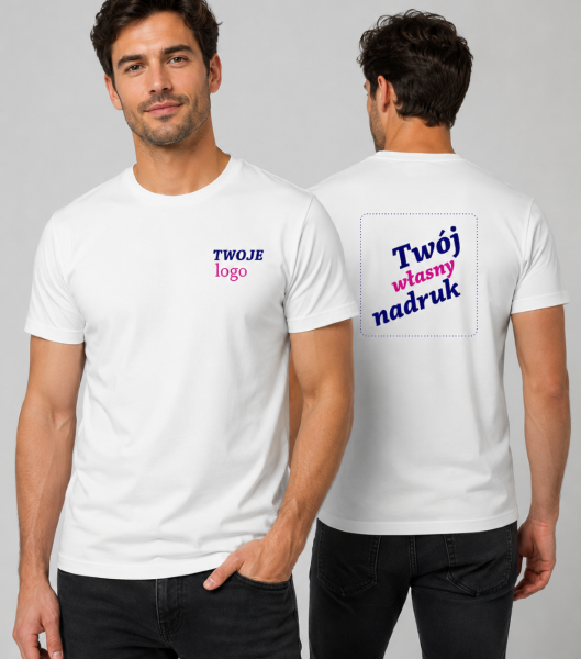 Koszulka Męska T-shirt Chance Z Własnym Nadrukiem