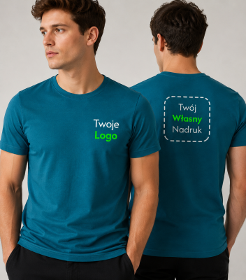 Koszulka Unisex T-shirt z Własnym Nadrukiem 150g - Paint