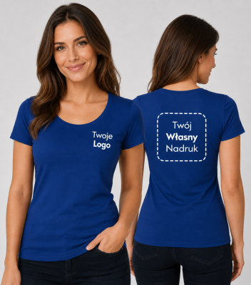 Koszulka Damska T-shirt z Własnym Nadrukiem 160g - Resist