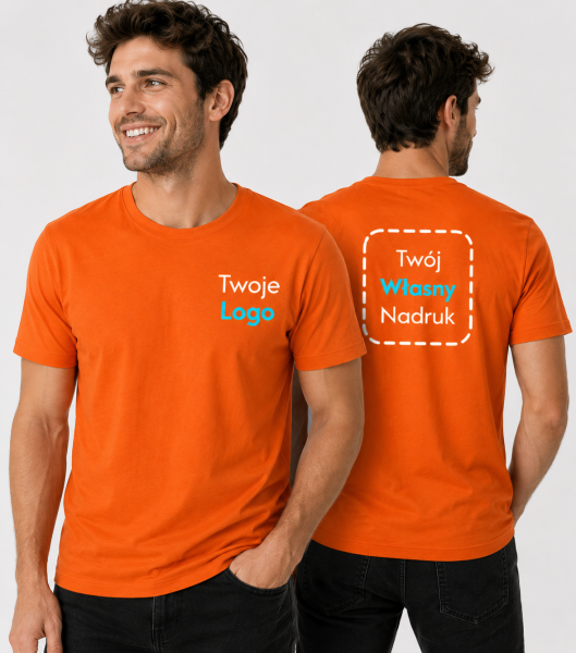 Koszulka Unisex T-shirt z Własnym Nadrukiem 200g – Recall