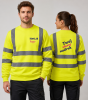 Bluza Unisex Odblaskowa z Własnym Nadrukiem 300g - HV Essential