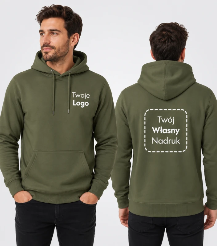 Bluza Męska z Własnym Nadrukiem 280g - Moon