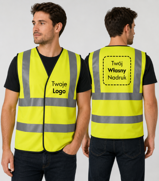 Kamizelka odblaskowa HV BRIGHT unisex