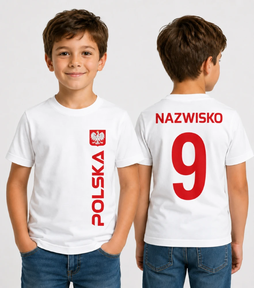 Koszulka Dziecięca Polska Kibica