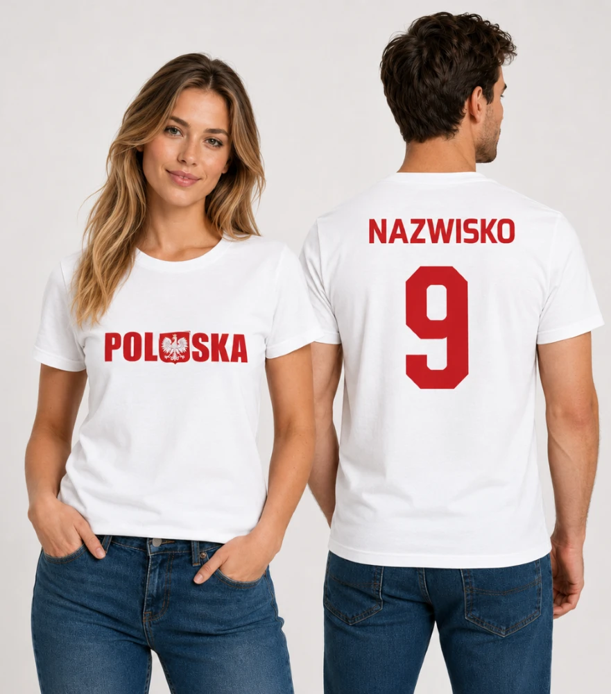 Koszulka Unisex Kibica Z Własnym Nadrukiem