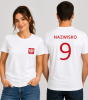 Koszulka Unisex Polska Kibica z Nazwiskiem