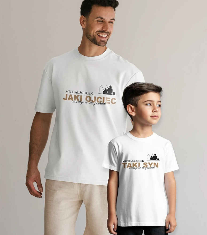 Zestaw koszulek Jaki Ojciec Taki Syn