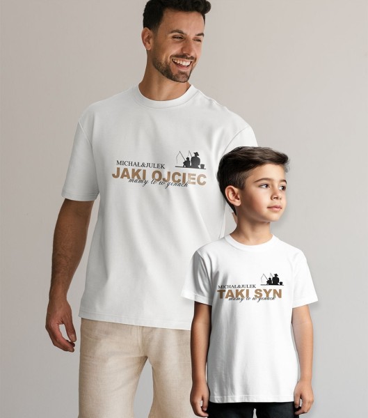 Zestaw koszulek Jaki Ojciec Taki Syn