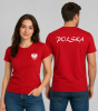 Koszulka Unisex Polska Kibica