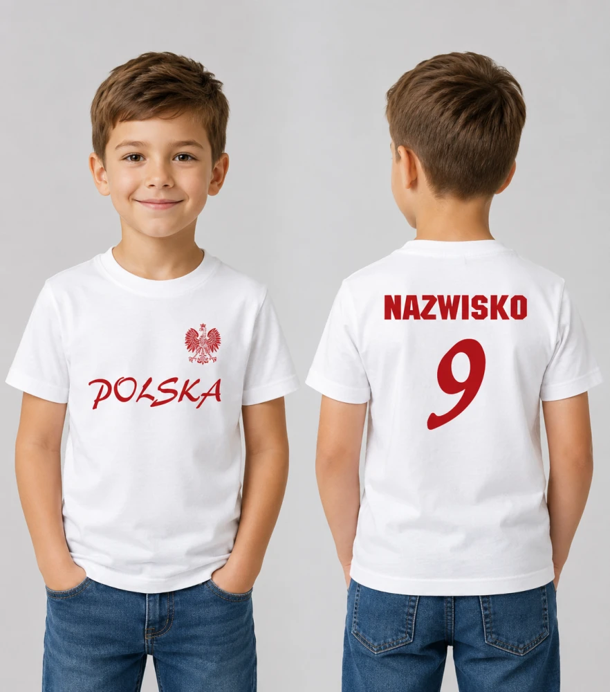 Koszulka Dziecięca Polska Kibica