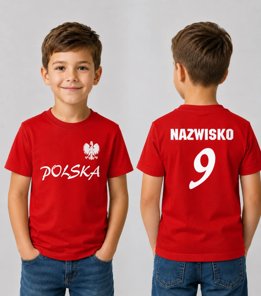 Koszulka Dziecięca Polska Kibica