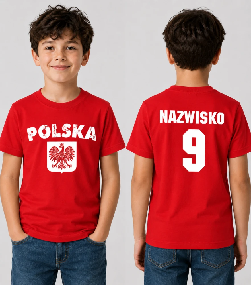 Koszulka Dziecięca Polska Kibica