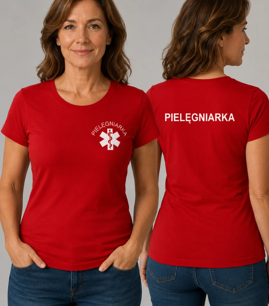 Koszulka Damska Pielęgniarka 160g - Basic