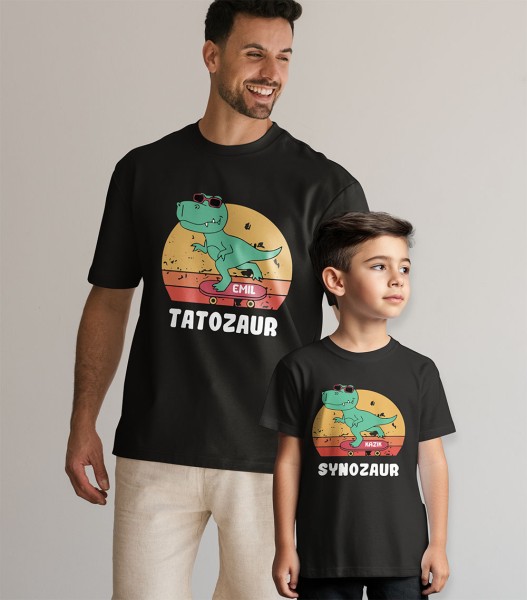 Zestaw Koszulek Tatozaur i Synozaur