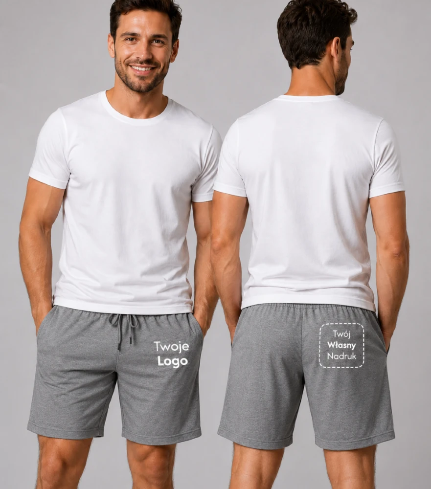Spodenki Męskie z Własnym Nadrukiem 300g - Comfy