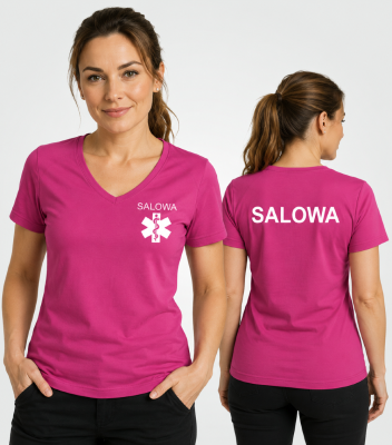 Koszulka V-neck Damska Salowa 180g - Dream