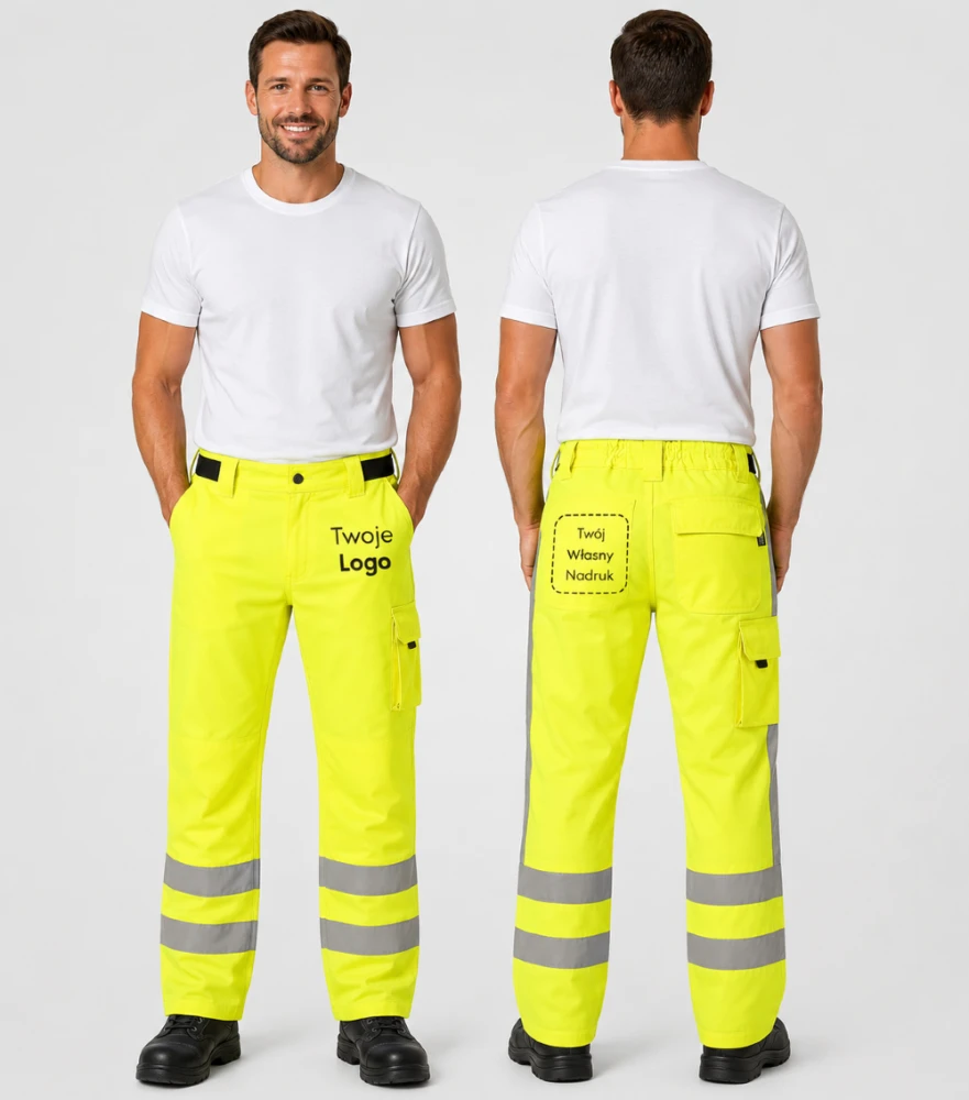 Spodnie Unisex Robocze z Własnym Nadrukiem 280g - RWS