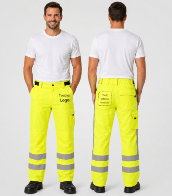 Spodnie Unisex Robocze z Własnym Nadrukiem 280g - RWS