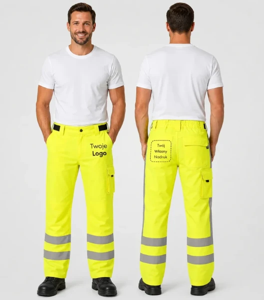 Spodnie Unisex Robocze z Własnym Nadrukiem 280g - RWS