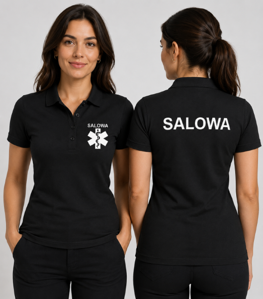 Koszulka Polo Damska Salowa 180g - Single J.