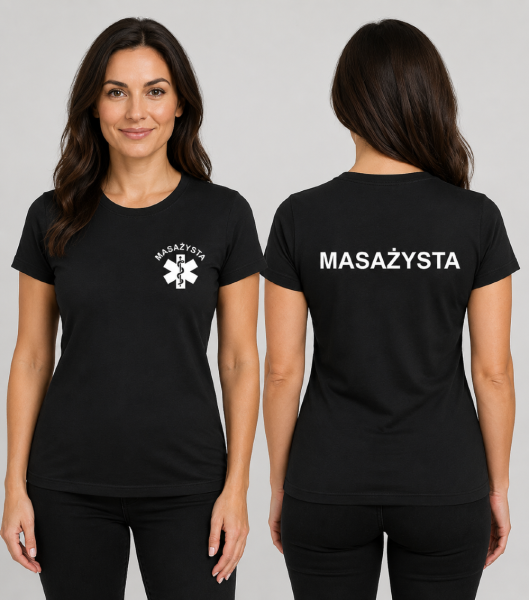 Koszulka Damska Masażysta 160g - Basic